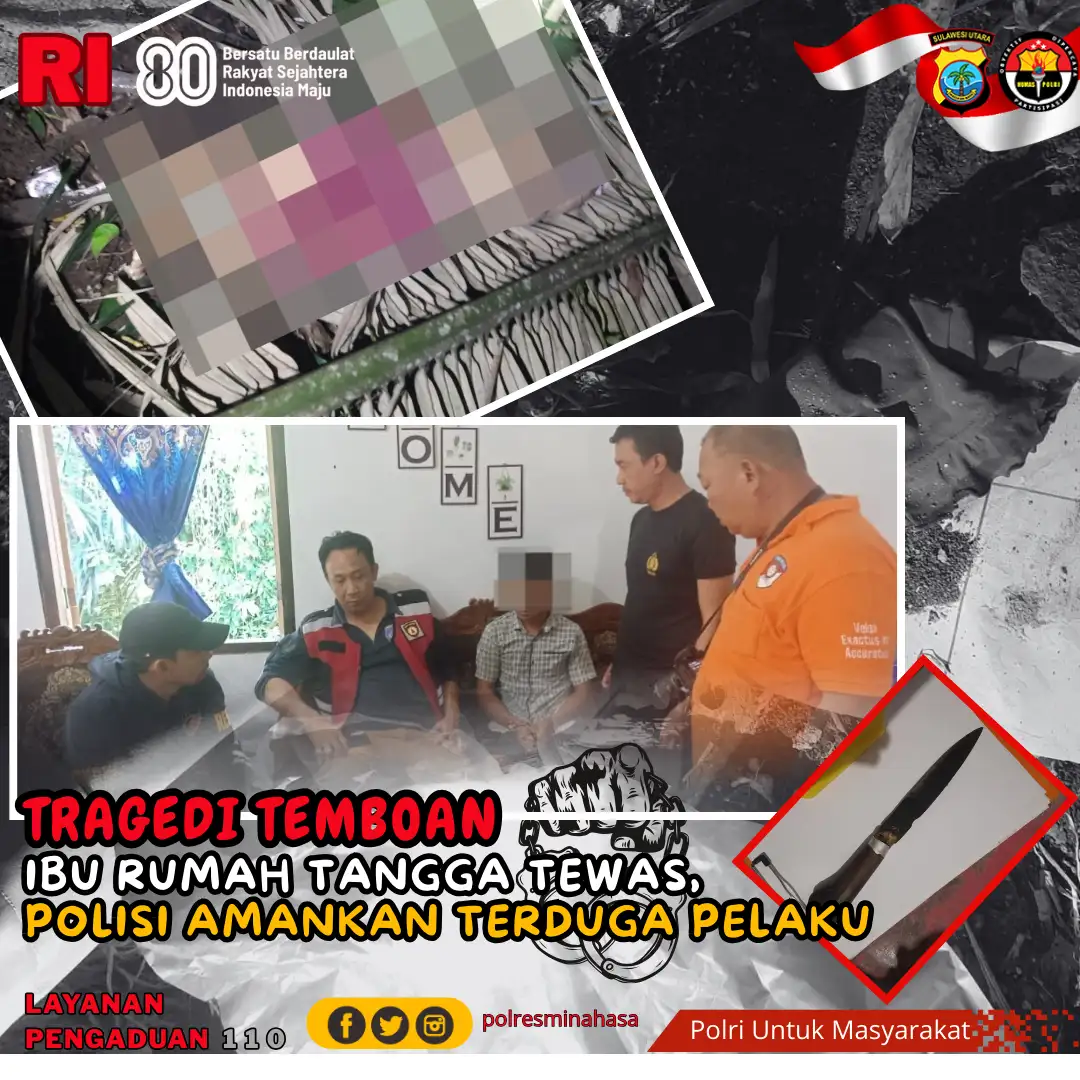 Dugaan Penganiayaan Berujung Maut di Langowan Selatan, Polres Minahasa Bertindak Cepat